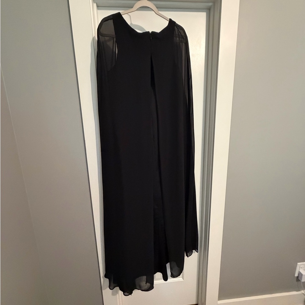 Adrianna Papell Black Evening Gown - Picture 3 of 8
